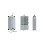 In Stock 4W/4000mw 1.2/1.3G VTX High Power FPV Drone Simulation Image Transmission Fixed Wing RC FPV Drone